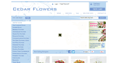 Desktop Screenshot of cedarflowers.com